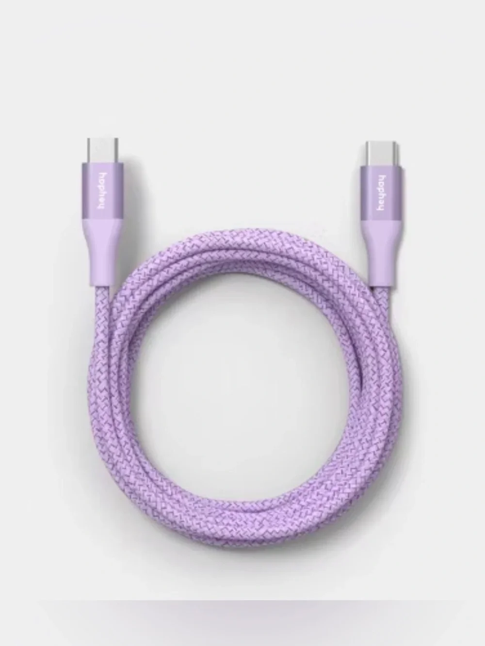 10 ft Lavender Braided USB-C Charging Cable